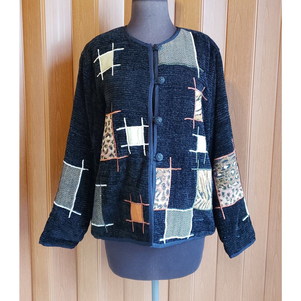 Alex Kim size medium vintage 90s button up corduroy jacket